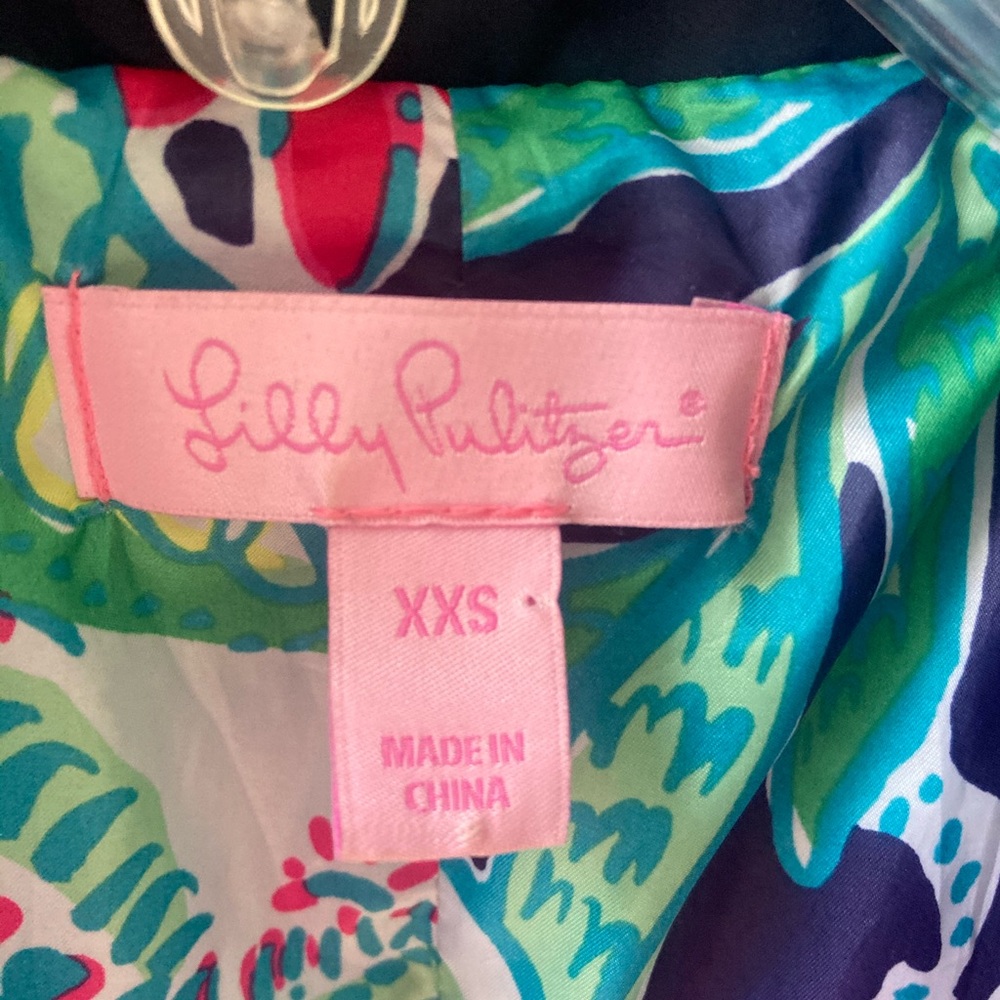Lilly Pulitzer puffer vest OBO - Picture 4 of 10